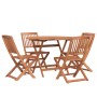 5-piece solid acacia wood garden dining set by , Garden sets - Ref: Foro24-3152898, Price: 279,36 €, Discount: %