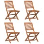 5-piece solid acacia wood garden dining set by , Garden sets - Ref: Foro24-3152898, Price: 279,36 €, Discount: %