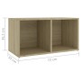 Wohnzimmermöbel 5-teilig aus Holzwerkstoff Sonoma-Eiche von , TV-Möbel - Ref: Foro24-3080009, Preis: 149,56 €, Rabatt: %