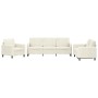 3-piece cream velvet sofa set by , Sofas - Ref: Foro24-3201942, Price: 656,93 €, Discount: %