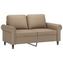 3-piece sofa set with cappuccino synthetic leather cushions by , Sofas - Ref: Foro24-3202169, Price: 572,50 €, Discount: %