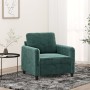 Dark green velvet armchair 60 cm by , Sofas - Ref: Foro24-359424, Price: 165,82 €, Discount: %