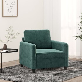 Dunkelgrüner Samtsessel 60 cm von , Sofas - Ref: Foro24-359424, Preis: 168,99 €, Rabatt: %