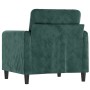 Dark green velvet armchair 60 cm by , Sofas - Ref: Foro24-359424, Price: 165,82 €, Discount: %