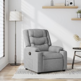 Sillón reclinable de tela gris claro de , Sillones - Ref: Foro24-374127, Precio: 219,99 €, Descuento: %