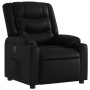 Sillón reclinable de cuero sintético negro de , Sillones - Ref: Foro24-374119, Precio: 230,47 €, Descuento: %