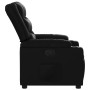 Sillón reclinable de cuero sintético negro de , Sillones - Ref: Foro24-374119, Precio: 230,47 €, Descuento: %