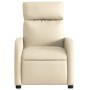 Sillón reclinable de tela crema de , Sillones - Ref: Foro24-374173, Precio: 212,63 €, Descuento: %