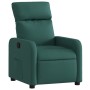 Sillón reclinable de tela verde oscuro de , Sillones - Ref: Foro24-374171, Precio: 212,63 €, Descuento: %