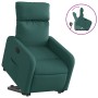 Sillón reclinable elevable tela verde oscuro de , Sillones - Ref: Foro24-3206705, Precio: 256,29 €, Descuento: %