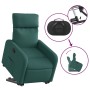 Sillón reclinable elevable tela verde oscuro de , Sillones - Ref: Foro24-3206705, Precio: 256,29 €, Descuento: %