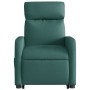 Sillón reclinable elevable tela verde oscuro de , Sillones - Ref: Foro24-3206705, Precio: 256,29 €, Descuento: %