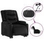 Sillón reclinable y elevable eléctrico cuero sintético negro de , Sillones - Ref: Foro24-3206559, Precio: 321,35 €, Descuento: %