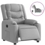 Light gray fabric electric recliner. by , Armchairs - Ref: Foro24-3206567, Price: 267,99 €, Discount: %