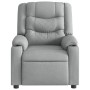 Sillón reclinable eléctrico tela gris claro de , Sillones - Ref: Foro24-3206567, Precio: 268,87 €, Descuento: %