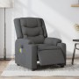 Dark gray electric massage recliner chair by , Armchairs - Ref: Foro24-3206571, Price: 347,58 €, Discount: %