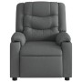 Sillón reclinable de masaje eléctrico tela gris oscuro de , Sillones - Ref: Foro24-3206571, Precio: 347,99 €, Descuento: %