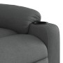 Sillón reclinable de masaje eléctrico tela gris oscuro de , Sillones - Ref: Foro24-3206571, Precio: 347,99 €, Descuento: %