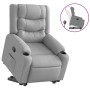 Light Gray Fabric Liftable Recliner by , Armchairs - Ref: Foro24-3206573, Price: 357,99 €, Discount: %