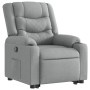 Light Gray Fabric Liftable Recliner by , Armchairs - Ref: Foro24-3206573, Price: 357,99 €, Discount: %