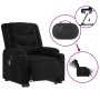 Sillón de masaje eléctrico reclinable elevable tela negro de , Sillones - Ref: Foro24-3206584, Precio: 423,99 €, Descuento: %