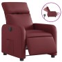 Electric reclining armchair in synthetic red wine leather by , Armchairs - Ref: Foro24-3206739, Price: 259,99 €, Discount: %