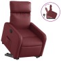 Sillón reclinable elevable cuero artificial rojo tinto de , Sillones - Ref: Foro24-3206753, Precio: 267,45 €, Descuento: %