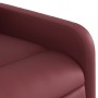 Sillón reclinable elevable cuero artificial rojo tinto de , Sillones - Ref: Foro24-3206753, Precio: 267,45 €, Descuento: %