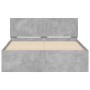 Estructura de cama con cabecero gris hormigón 120x200cm de , Camas y somieres - Ref: Foro24-3207493, Precio: 191,97 €, Descue...