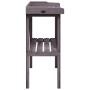 Plant table with gray fir wood shelf 78x38x82.5 cm by , Pot stands - Ref: Foro24-156351, Price: 52,94 €, Discount: %