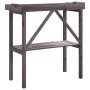 Plant table with gray fir wood shelf 78x38x82.5 cm by , Pot stands - Ref: Foro24-156351, Price: 52,94 €, Discount: %