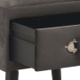 Gray nightstand 40x35x40 cm velvet by vidaXL, Nightstands - Ref: Foro24-247542, Price: 58,18 €, Discount: %