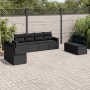 8-piece garden sofa set and black synthetic rattan cushions by , Modular outdoor sofas - Ref: Foro24-3251182, Price: 512,21 €...