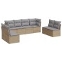 Garden sofa set with beige cushions 8 pcs PE rattan by , Garden sets - Ref: Foro24-3249288, Price: 493,26 €, Discount: %