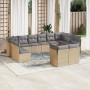 Garden sofa set 12 pieces and brown synthetic rattan cushions by , Garden sets - Ref: Foro24-3250268, Price: 949,45 €, Discou...