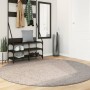 Modern long-haired furry beige PAMPLONA rug Ø 200 cm by , Rugs - Ref: Foro24-375225, Price: 77,23 €, Discount: %