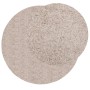 Alfombra peluda de pelo largo moderna PAMPLONA beige Ø 200 cm de , Alfombras - Ref: Foro24-375225, Precio: 77,23 €, Descuento: %