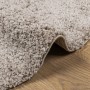 Modern long-haired furry beige PAMPLONA rug Ø 200 cm by , Rugs - Ref: Foro24-375225, Price: 77,28 €, Discount: %