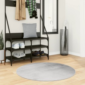 Short hair Scandinavian look IZA gray carpet Ø 100 cm by , Rugs - Ref: Foro24-375458, Price: 36,37 €, Discount: %