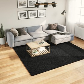 Modern black PAMPLONA furry long-haired rug 240x240 cm by , Rugs - Ref: Foro24-375284, Price: 113,57 €, Discount: %