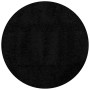 Modern black PAMPLONA furry long-haired rug Ø 160 cm by , Rugs - Ref: Foro24-375290, Price: 59,64 €, Discount: %