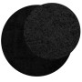 Modern black PAMPLONA furry long-haired rug Ø 160 cm by , Rugs - Ref: Foro24-375290, Price: 59,64 €, Discount: %