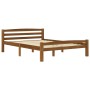 Estructura de cama madera maciza pino marrón miel 140x200 cm de vidaXL, Camas y somieres - Ref: Foro24-322078, Precio: 150,21...