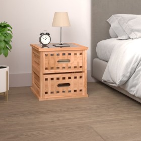 Solid walnut wood bedside table 34x34x34 cm by vidaXL, Nightstands - Ref: Foro24-350345, Price: 44,99 €, Discount: %