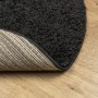 Modern black PAMPLONA furry long-haired rug Ø 160 cm by , Rugs - Ref: Foro24-375290, Price: 59,64 €, Discount: %