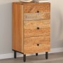 Solid acacia wood auxiliary cabinet 40x33x75 cm by , Sideboards - Ref: Foro24-356878, Price: 114,99 €, Discount: %