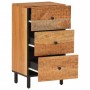 Solid acacia wood auxiliary cabinet 40x33x75 cm by , Sideboards - Ref: Foro24-356878, Price: 114,99 €, Discount: %