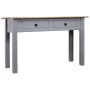 Solid pine wood Panama style gray console table 110x40x72 cm by vidaXL, Side tables - Ref: Foro24-282680, Price: 116,79 €, Di...