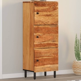 Tall solid acacia wood sideboard 40x33x110 cm by , Sideboards - Ref: Foro24-356884, Price: 188,61 €, Discount: %