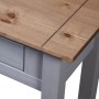 Mesa consola madera maciza pino estilo Panamá gris 110x40x72 cm de vidaXL, Mesas auxiliares - Ref: Foro24-282680, Precio: 116...